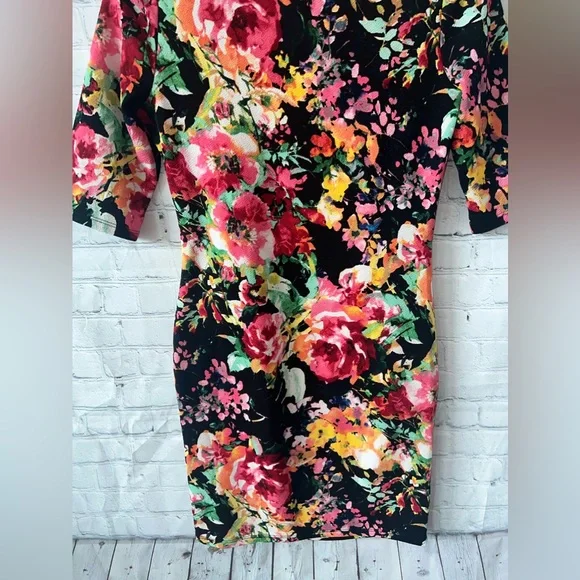 Pink Blush Multicolor Floral cute dress size M - Picture 11 of 11